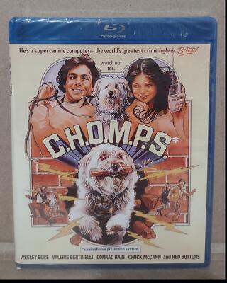 NEW - C.H.O.M.P.S. (CHOMPS) Blu-ray 1979 [Code Red] Wesley Eure Valerie Bertinel
