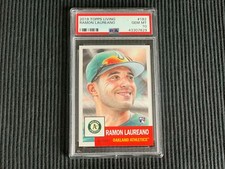 2019 TOPPS LIVING SET #182 RAMON LAUREANO *ROOKIE PSA 10 GEM MINT*  ATHLETICS