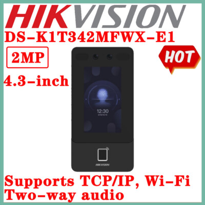 Hikvision DS-K1T342MFWX-E1 Face Recognition Terminal Wi-Fi