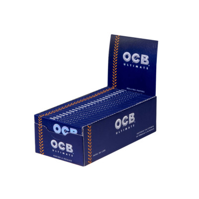 OCB Ultimate Kurz - Regular Short Single Paper Drehpapier 50 Blatt | 50 Hefte