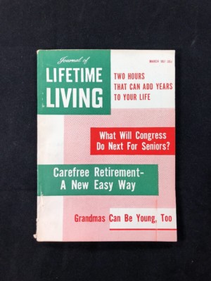 1957 VINTAGE JOURNAL OF LIFETIME LIVING - MARCH EDITION
