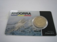 Andorra Coincard 2 Euro First Edition 2014 Erstjahrgang Limited 500 Stück