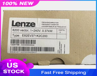 E82EV371K2C200 1PCS NEW LENZE Vector 1-240v 0.37kW E82EV371-2C200