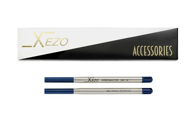 Xezo SSC-M Standard Size Ballpoint Pen Refills, Blue Ink. Pack of 2