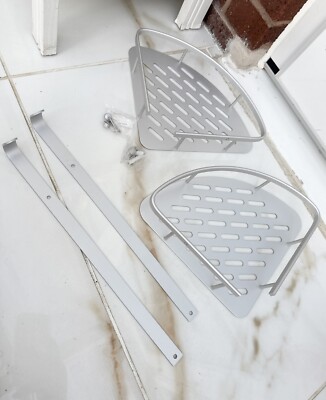Badezimmer Wandaufbewahrung Eckregal Wandregal - L 29 x H 5 x T 22 cm