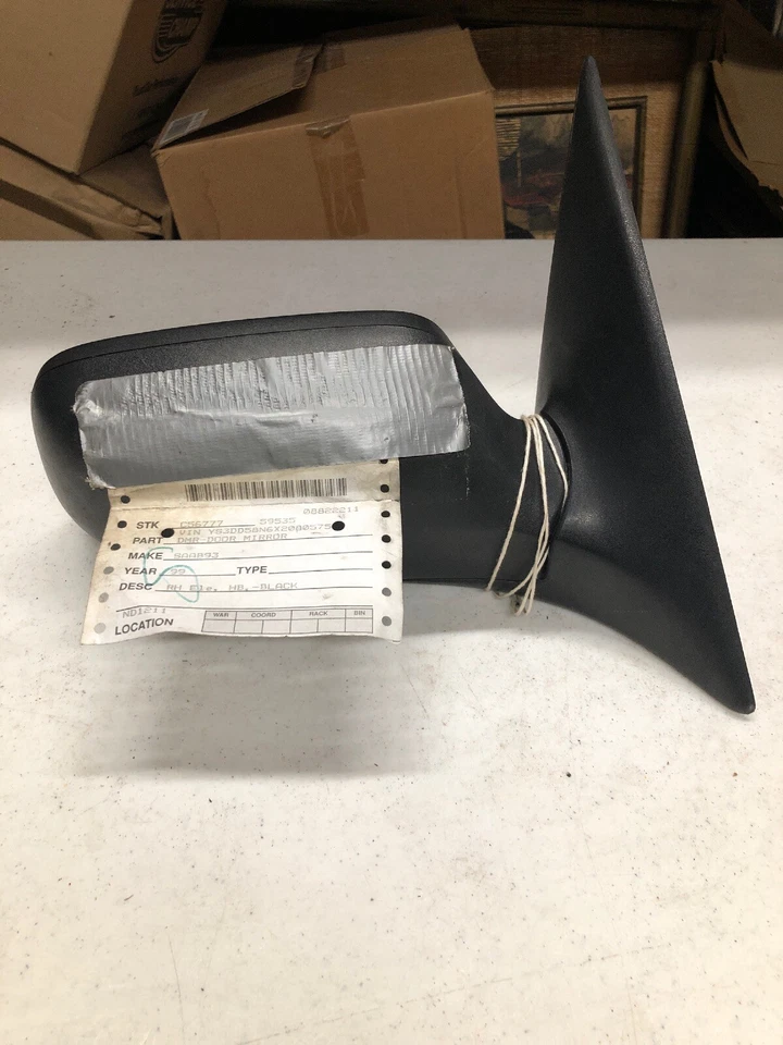 Espejo retrovisor lateral de pasajero convertible Saab 9-3 1999-2003 eléctrico térmico derecho OEM C16 Foto 3 de 4