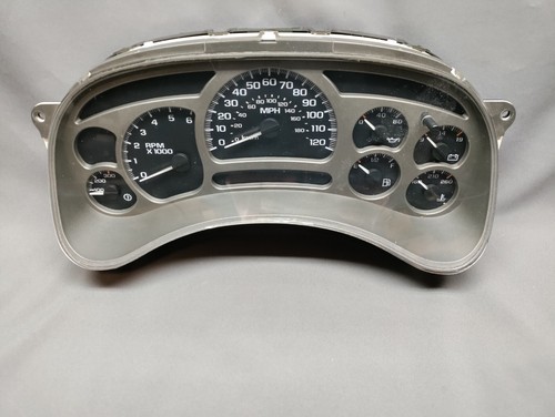 2003 2004 GMC Yukon Instrument Cluster *BLUE LEDs* (Miles 393897) 15114647 - Picture 2 of 4