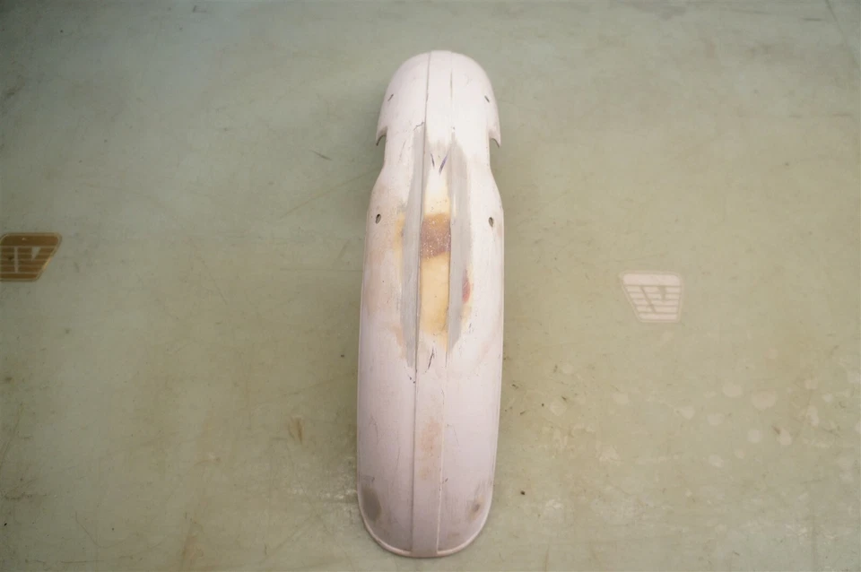 BMW Airhead FRONT Fender R45 R60 R65 R75 R80 R90 R100 WHITE 3 *2258  - Imagem 4 de 4