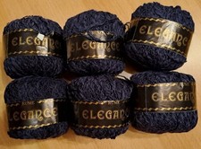 Benefiz-Verkauf - 6x Effektgarn RUME Elegance Flammengarn Baumwolle Viskose