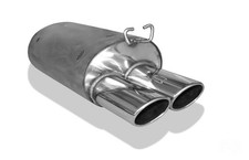 FOX Sportauspuff Mercedes SL R129, Bj. 1989-2001, 2x115x85mm oval re/li