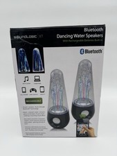 SOUNDLogic XT Bluetooth Speakers Water Dancing LED Show to Music Beat New NIB