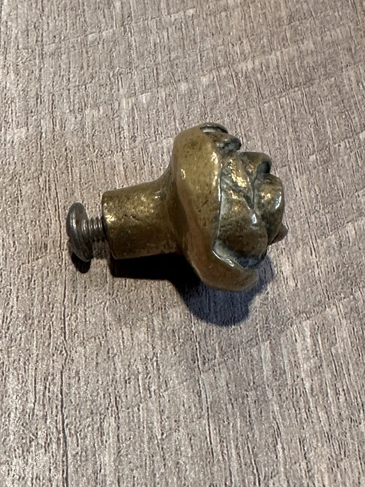 Victoriano Floral Hojas de Rosa Latón Soporte de Papel Higiénico Toallero Barra Anillo Drwr Tiradores Foto 4 de 4