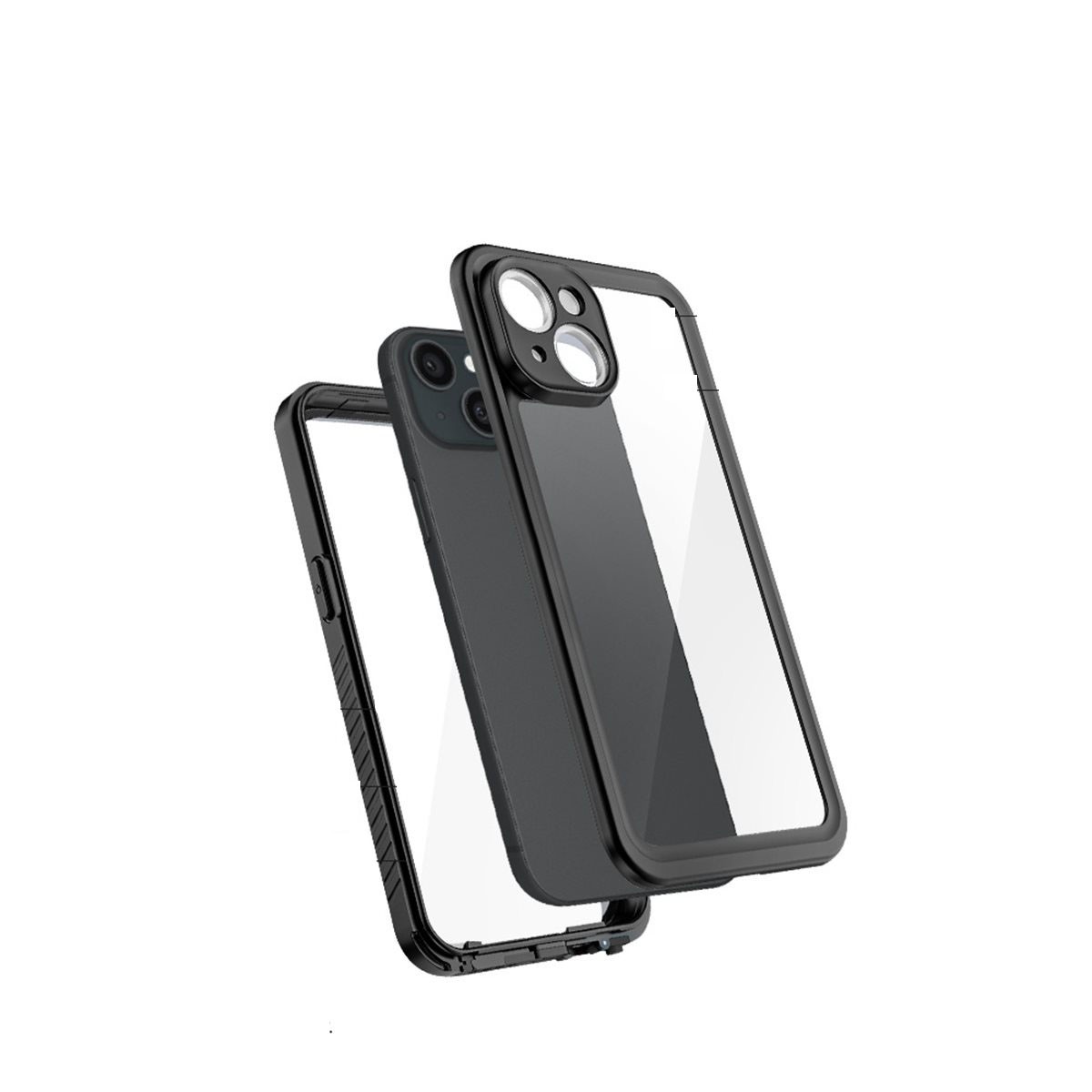 Coque iPhone 14 Plus imperméable intégrale avec bumper renforcé antichoc