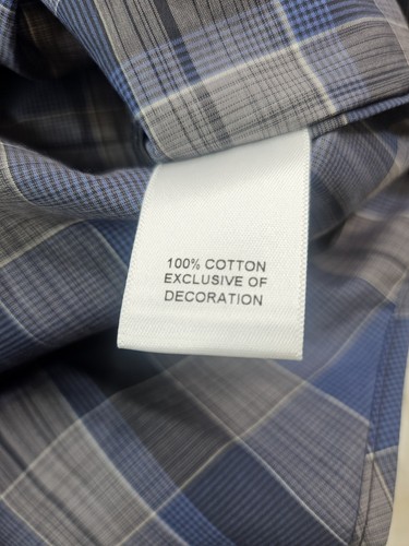Murano Slim Fit Men's Size (S) Short Sleeve Button Down Shirt - Picture 5 of 7