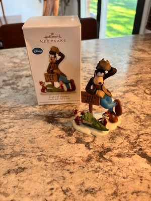 Hallmark 2012 Half off Hijinks Disney Goofy Chip and Dale Christmas Ornament