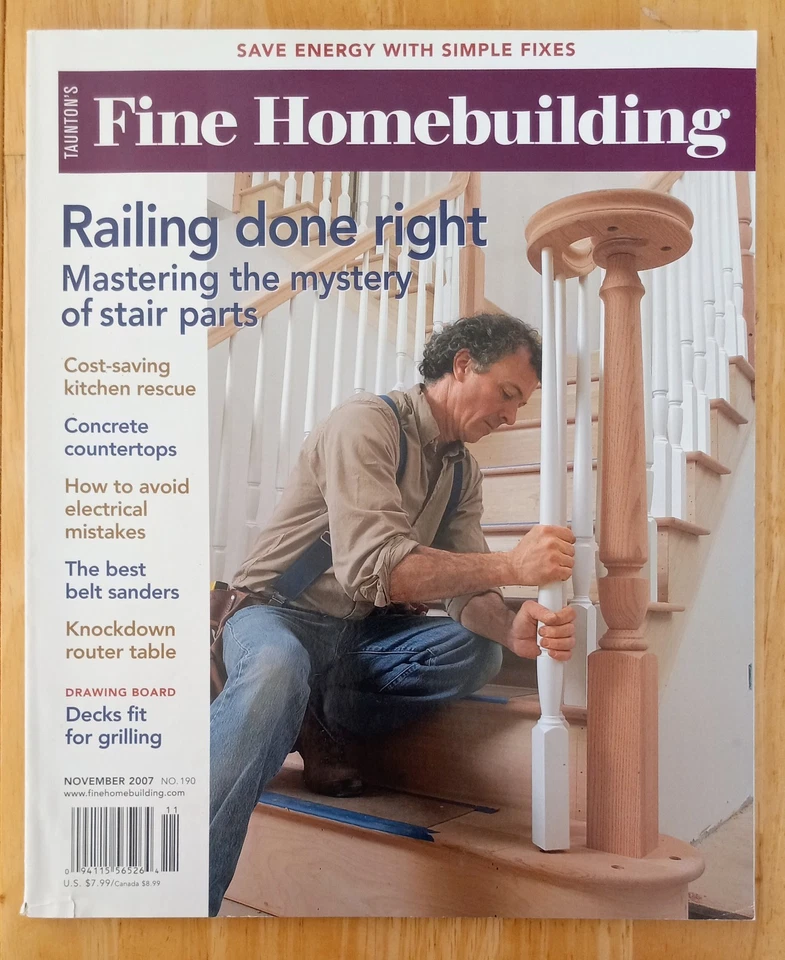 Lot 5 Magazines FINE HOMEBUILDING 1990-2007 Foundations Floors Kitchen  Storage - Image 2 of 4