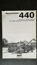 BROCHURE TRACTEUR moissonneuses Massey Ferguson