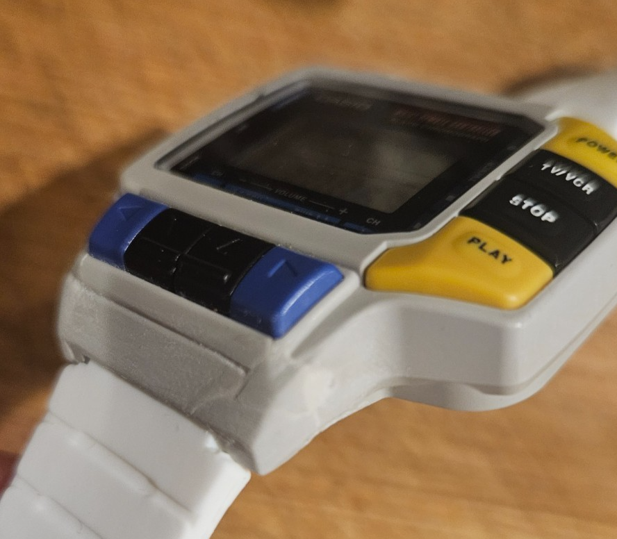 Casio CK-10☆美品中古☆状態良好☆AM/FMラジオ付き☆激レア希少☆ White Casio CMD-10 Remote Control Watch module 1028 Japan Only