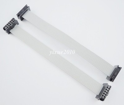 1Pcs 2mm Pitch 2x5 Pin 10 Pin 10 Wire IDC   Ribbon Cable Length 10CM #am