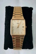 VINTAGE SEIKO GOLD TONE WRISTWATCH 7N22-5061 WITH DATE-GOOD CONDITION