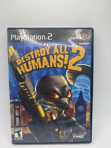 Destroy All Humans 2 (PlayStation 2 PS2) Black Label CIB COMPLETE
