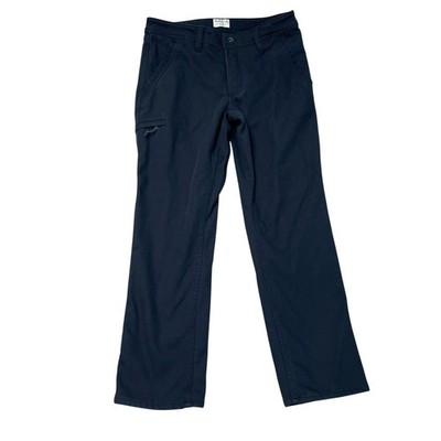 Weatherproof  Men's  32x30 Black Canvas Cargo Stretch Pants Fleece Lined  i1892