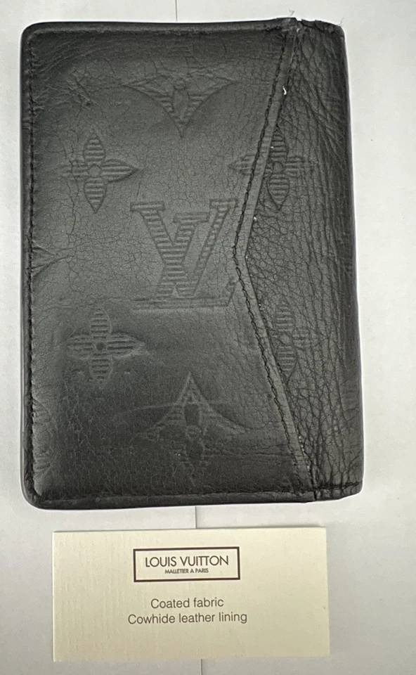 Estuche para tarjetas Duty Louis Vuitton M62899 monograma sombra organizador de bolsillo cartera Foto 3 de 4