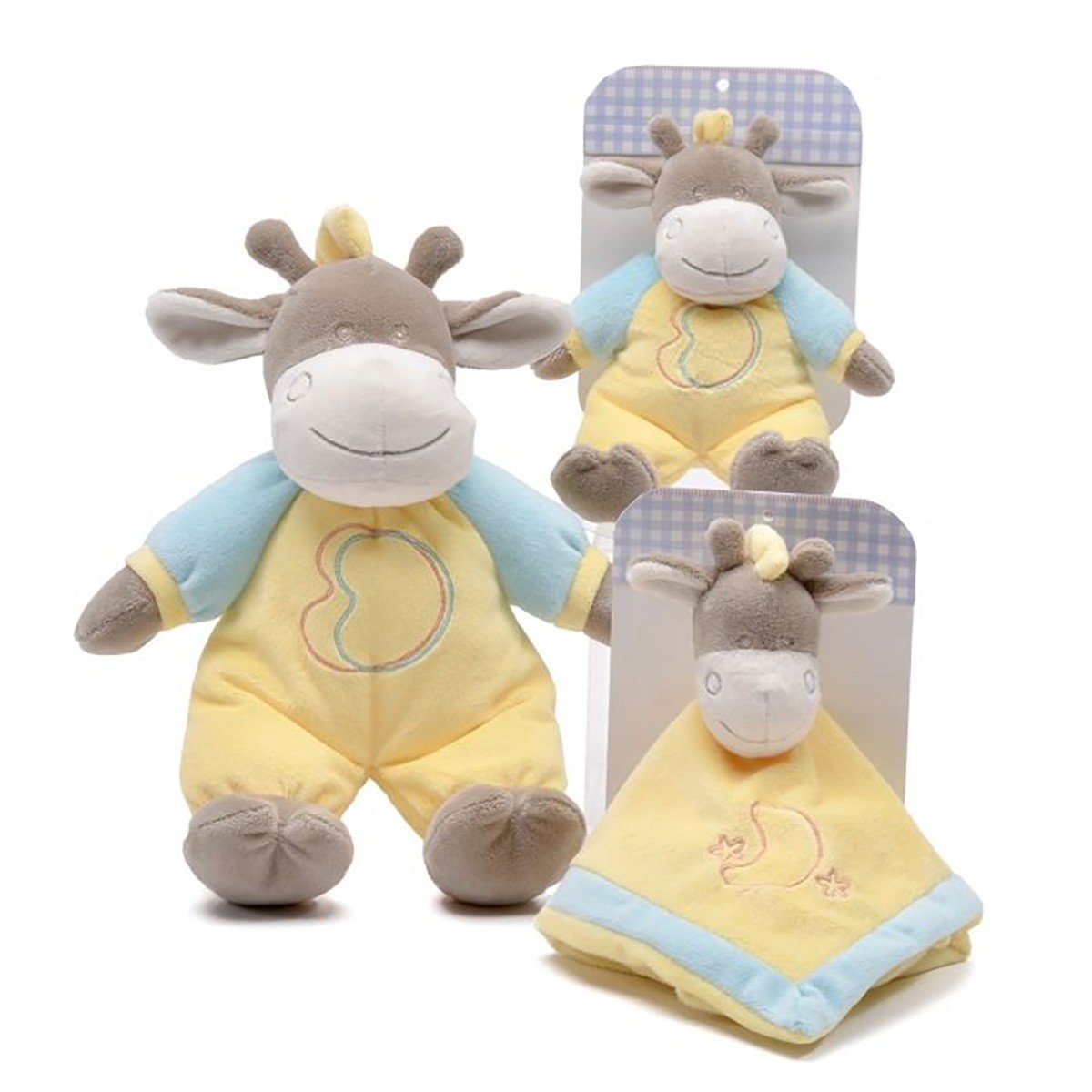 Детский плюшевый набор Unipak Жираф - Защитное одеяло 12 штук Погремушка 8 штук и погремушка 12 штук 6590₽