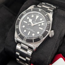 Tudor Black Bay Monochrome Mens Black Watch Dec 2025 Mint Full Set 41mm