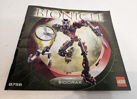 Lego BIONICLE: Titans: Sidorak Set 8756 - 100% w/ Instructions