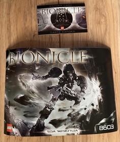 LEGO BIONICLE: Toa Whenua 8603 Complete With Instructions In Glitter Canister