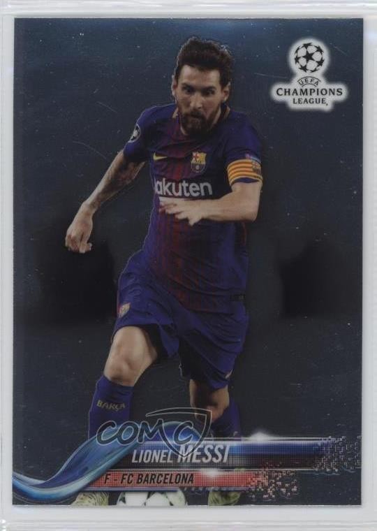 2017-18 Topps Chrome UCL Lionel Messi (Left Arm in Front of Body) #1