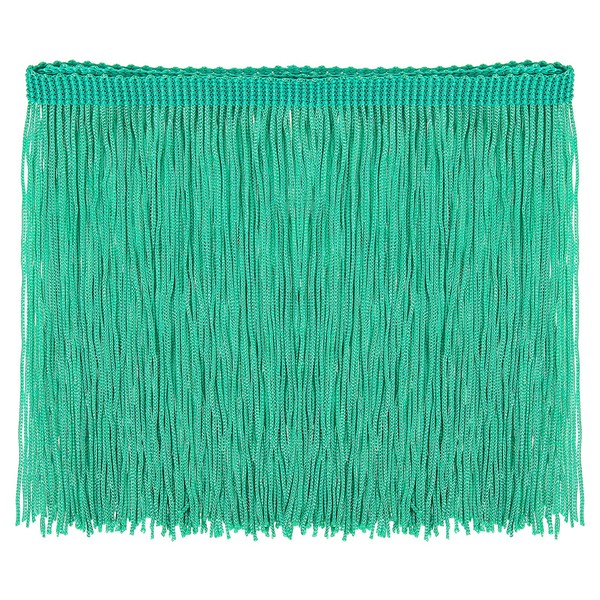 5 Yards 6 Zoll Chainette Fransenbesatz Quaste NäHbesatz,Helles FruchtgrüN-image