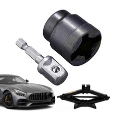 Universal Scissor Car Jack Drill Adapter Rv Stabilizer Steel Impact Wrench Tool Universal Scissor Car Jack Drill Adapter Rv Stabilizer Steel Impact Wrench Tool