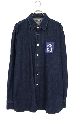 RAF SIMONS Größe: GrößeM 21AW 212-M242 RS Patch Jeansjacke indigo 700152