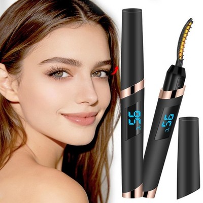 Heated Eyelash Curler-4 Temp Modes 65°-95°C LED Display, Electric Eye Lash Curle