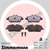 Zimmermann BremsbeläGe Bremsbelegsatz Vorne FüR BMW 1Er Mini Mini