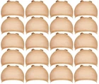 Wig Caps 20pcs Brown Wig Caps Stocking Caps for Wigs Beige Wig Cap