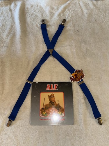 Vintage 1987 ALF Kids Suspenders Rare! W Extra Alf Thing