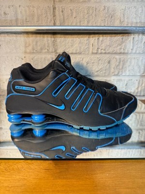 Nike Shox NZ Black Blue 378341-044 s 11.5