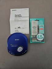 Sony Walkman ESP-MAX D-E350 -Vintage Blue- BUNDLE - Power Tested 