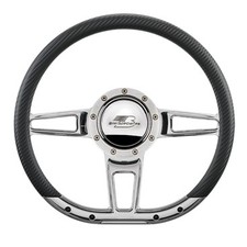 Billet Specialties  29409  Steering Wheel 14 D Shape Formula Polished