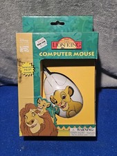 Vgt The Lion KING Disney Interactive Computer Mouse Serial  PS/2 Version NOS