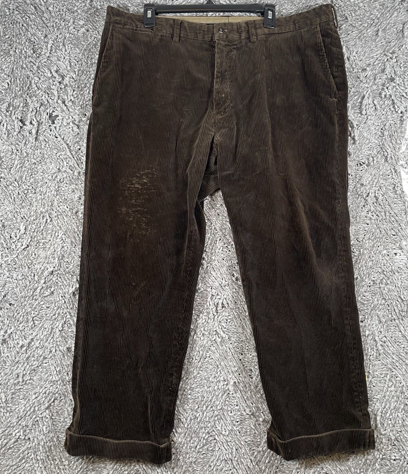 Polo Ralph Lauren Preston Corduroy Pants Men’s Size 42/32 Brown Designer Preppy