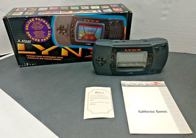 Atari Lynx Model 2  Handheld Console PAG-0401 w Box & Manual Tested - Read