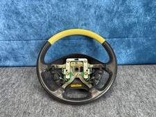 Ford Thunderbird 2002-2005 Yellow Leather Wrapped Steering Wheel Oem