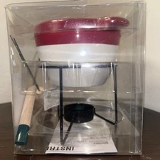 fondue set with forks 