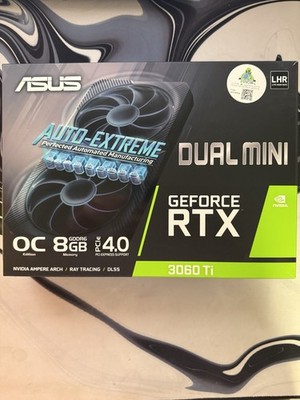Asus Dual GeForce RTX 3060 Ti 8GB OC V2 Mini  - Gaming Grafikkarte