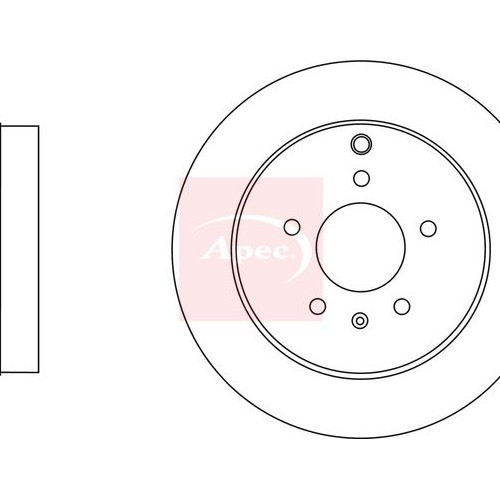 APEC Brake Disc DSK2661
