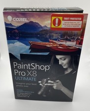 PAINT SHOP PRO X8 ULTIMATE 2 DVD-Rom Edition Corel Photo Editing Windows